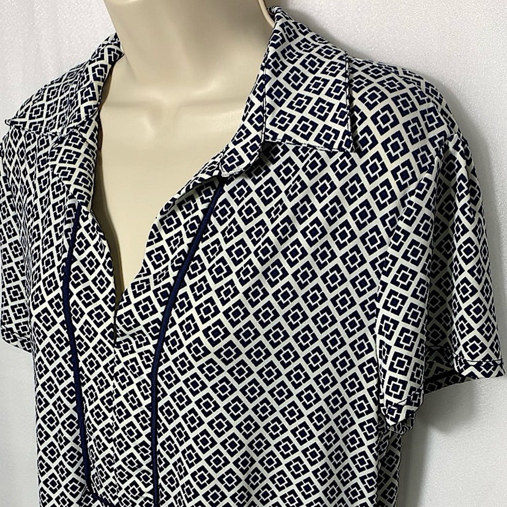 Max Studio patterned collared dres - Picture 6 of 12